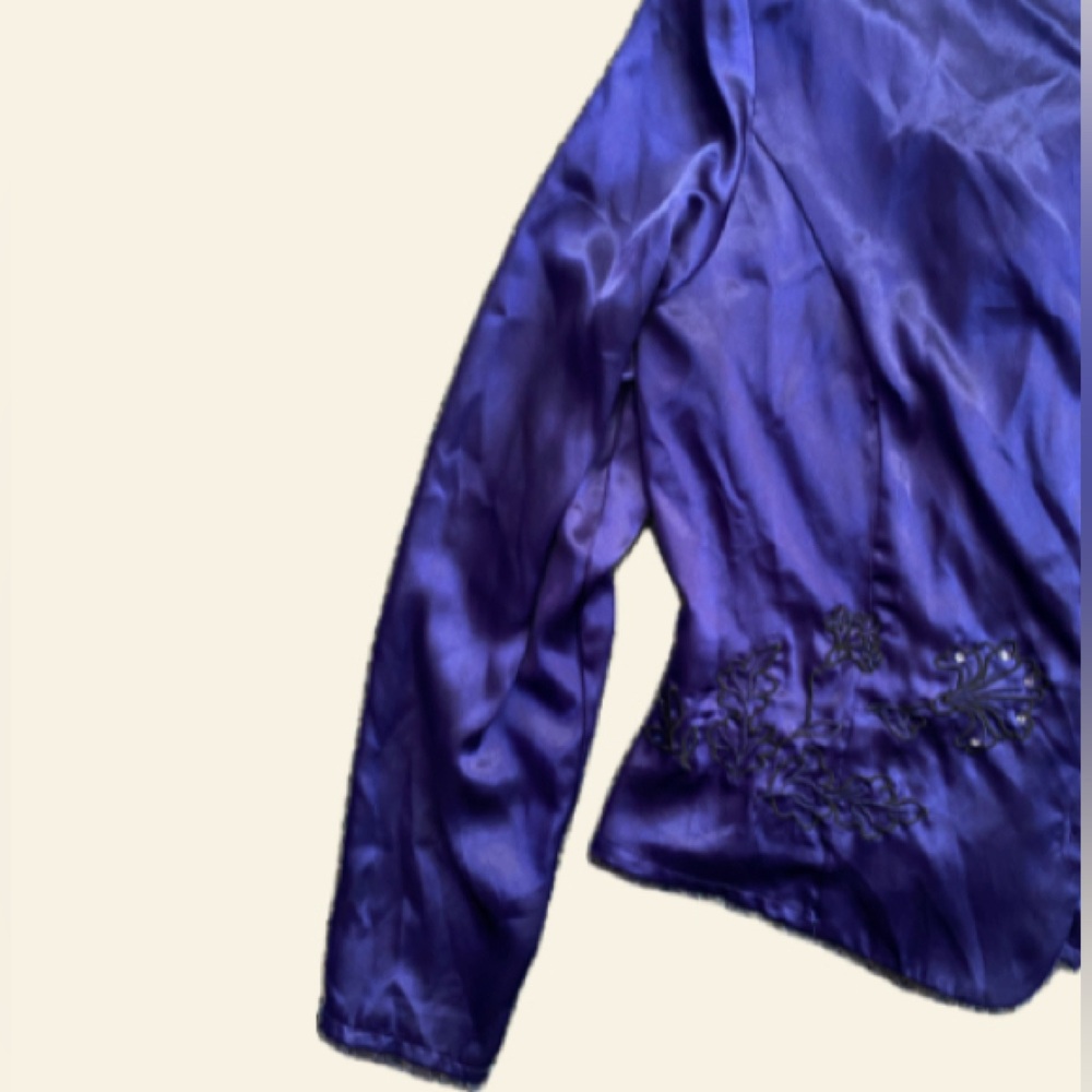Electric Purple Blouse - Picture 2 of 3